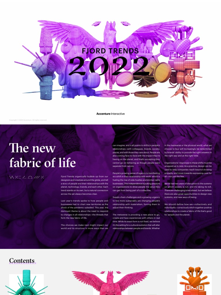 Accenture Fjord Trends 2022 Full Report | PDF | Employment | Brand