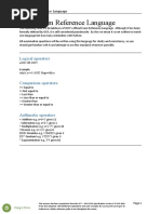 OCR Reference Language Guide Cheat Sheet