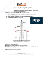 Line Modelling and Energization