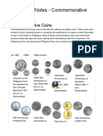 Bangko Sentral NG Pilipinas Coins and Notes - Commemorative Currency
