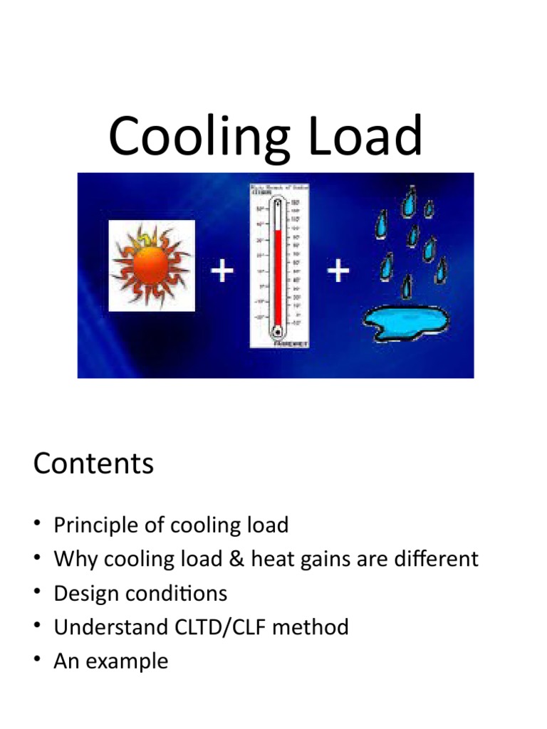 Cooling Load Calculation Principles | PDF | Air Conditioning | Heat ...