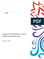 2010新加坡青奥会官方清关货代指引 Singapore 2010 - Official Customs Freight Forwarding Guide