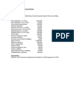 Ine 373 Financial Accounting Assignment