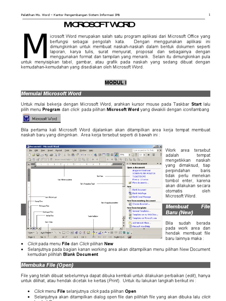Modul Microsoft Word | PDF