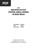 Download RekapitulasiDanPostingJurnalKhususKeBukuBesar by jojoaquin SN54743809 doc pdf