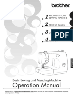 Operation Manual: Basic Sewing and Mending Machine