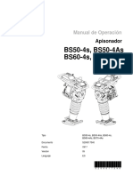 BS50-4s, BS50-4As BS60-4s, BS60-4As BS70-4As: Manual de Operación