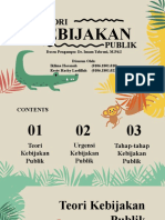 Presentasi 7 Teori Teori Kebijakan Publik