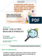 Basic and Action Research Formats
