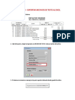 Configuracion Archivo de Texto Al Excel