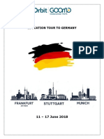 Education Tour To Germany: 11 - 17 June 2018