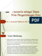 Materi Pancasila Sebagai Dasar Pengembangan Ilmu