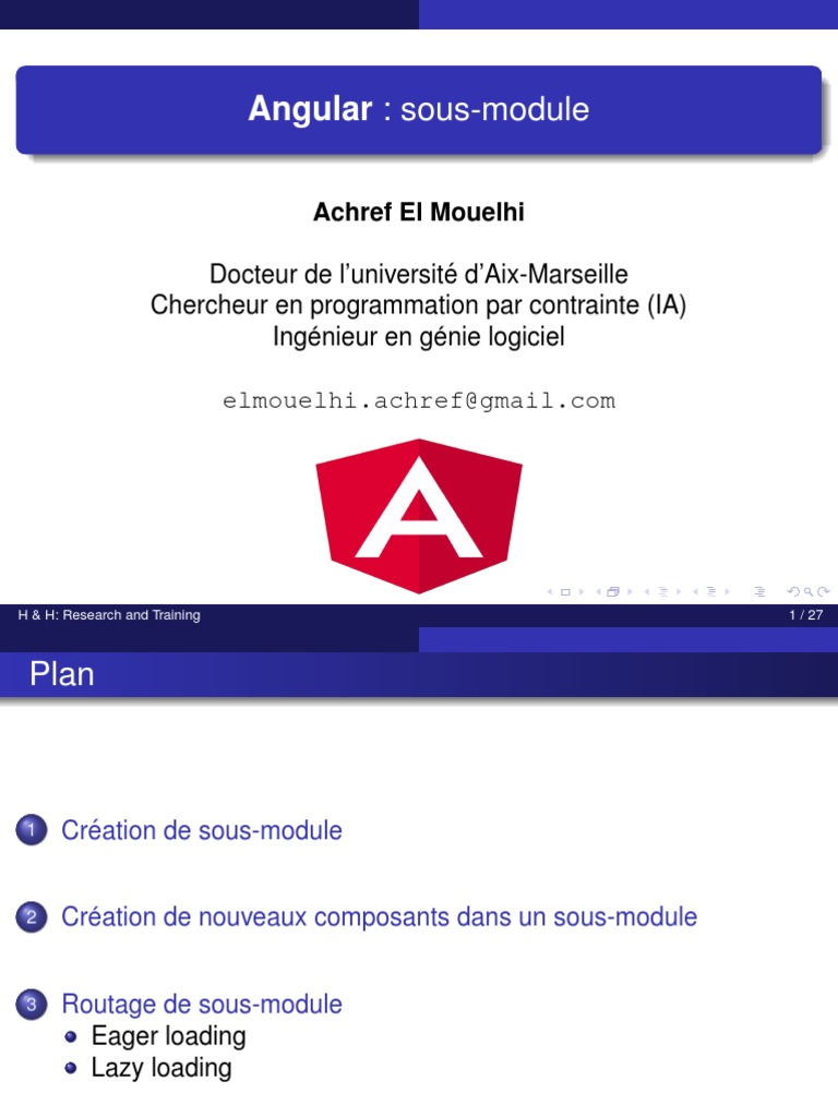 Création et routage de sous-modules Angular | PDF | Module sur un ...