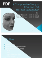 A Comparative Study of PCA and LDA for Face Recognition