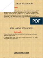Dock Labour Regulations: - Who Made This Regulation