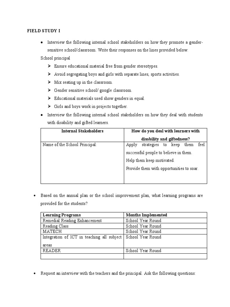 INTERVIEW Dec0721 | PDF | Teachers | Schools