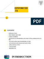 Fibre Reinforced Concrete