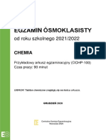 Przykładowy Arkusz Egzaminacyjny CKE Z Chemii