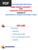 Reinforced Concrete Structure: Debre Markos University Dmit Department of Civil Engineering