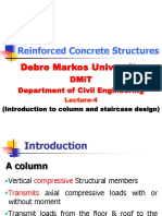 Reinforced Concrete Column and Staircase Design