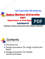 Reinforced Concrete Structures: Debre Markos University