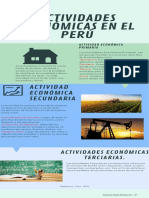 Actividades Económicas en El Perú