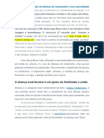 O Significado Da Aliança de Casamento e Sua Sacralidade