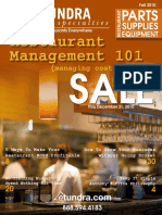 Restaurant Management 101: (Managing Cost & People)