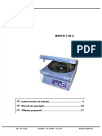 BOECO CENTRIFUGA C-28A Centrifuga Manual de Uso