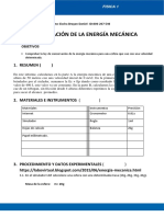 Laboratorio - Conservacion de La Energia Mecanica