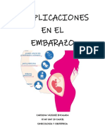 COMPLICACIONES EN EL EMBARAZO