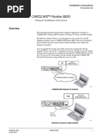 CARESCAPE™ Monitor B850: Installation Instructions