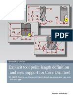 Drill Point Length and Core Drill