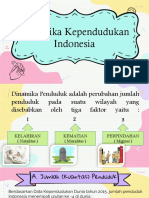 7.1.4 Dinamika Penduduk Di Indonesia