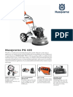 Husqvarna PG 450: Highly Versatile Easy To Transport and Set-Up Easy To Use Efficient Dust Management