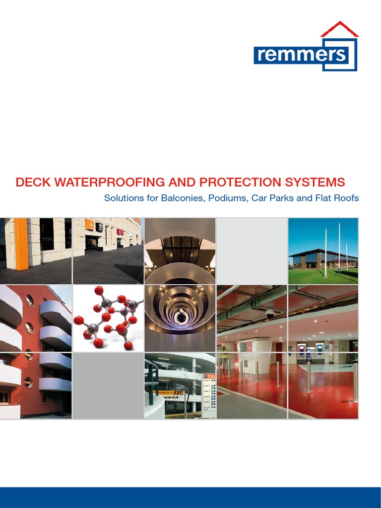 Remmers Deck Waterproofing Solutions | PDF | Concrete | Corrosion