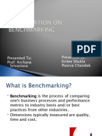 Presentation On Bench Marking