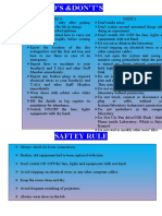 Saftey Rule and Do's Dont's Cad Cam