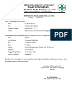 Contoh Surat Hasil Tes Swab Antigen