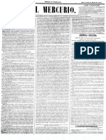 Mercurio de Valparaiso Published as EL MERCURIO. April 22 1847