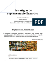 Estratégias de Suplementação Esportiva