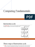 CPU Instruction Cycle and Memory Types