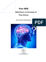 Free Will New Reflections On The Issue o