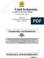 Acute Limb Ischaemia:: Evaluation & Decision Making