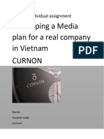 Developing A Media Plan For A Real Company in Vietnam Curnon