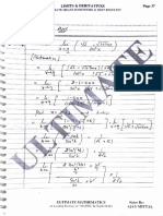 Maths Ultimate Limits and Derivatives-2