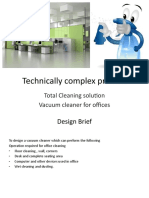 Technically Complex Product: Total Cleaning Solution Vacuum Cleaner For Offices