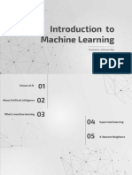 Introduction To Machine Learning: Presented By: Mohamed Naas