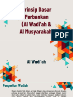 Bab 6 - Prinsip Dasar Perbankan (Wadi'ah & Al Musyarakah)