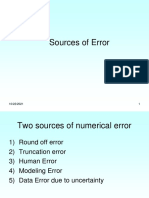 Sources of Error